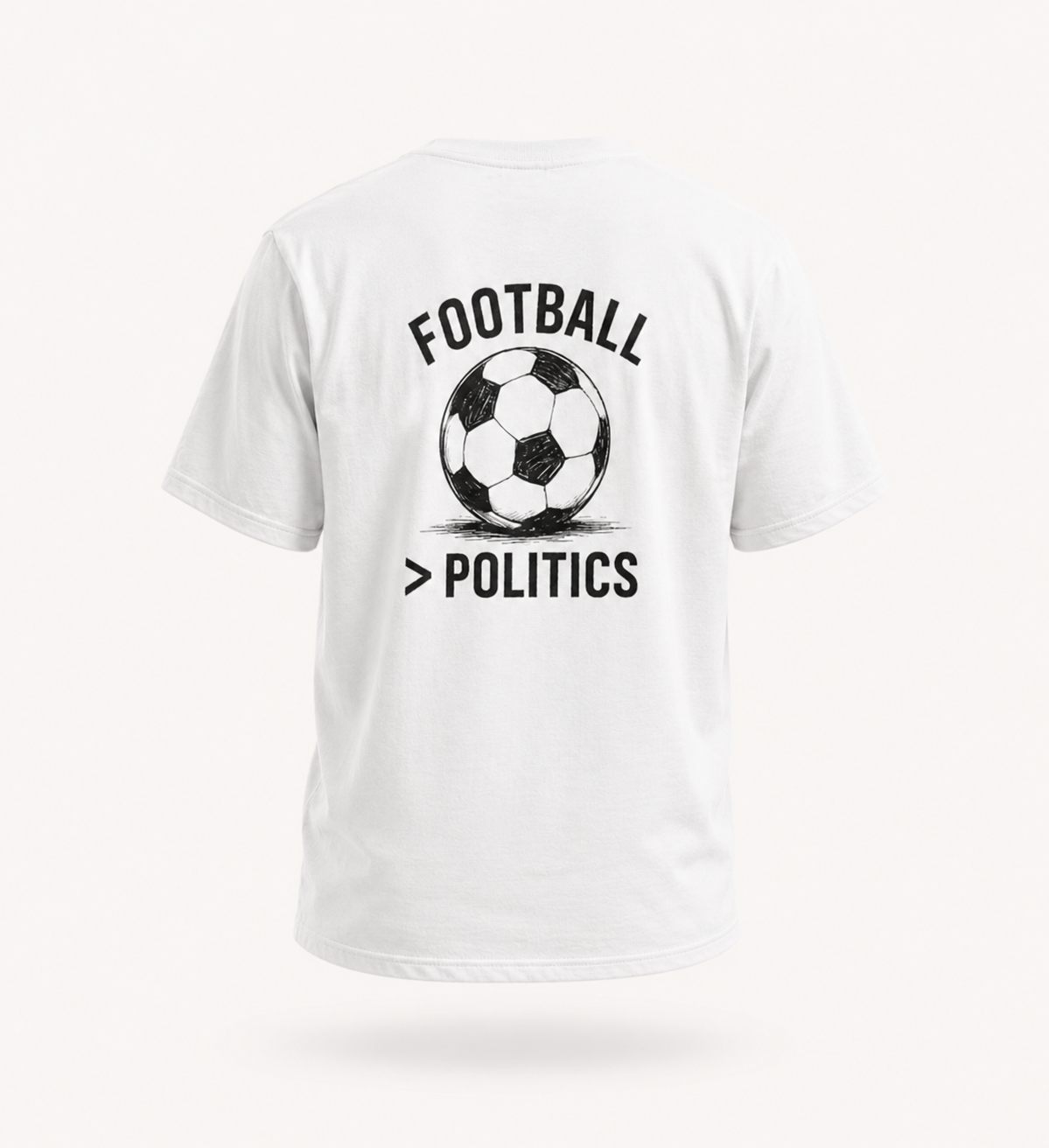 Football Over Politics Tee