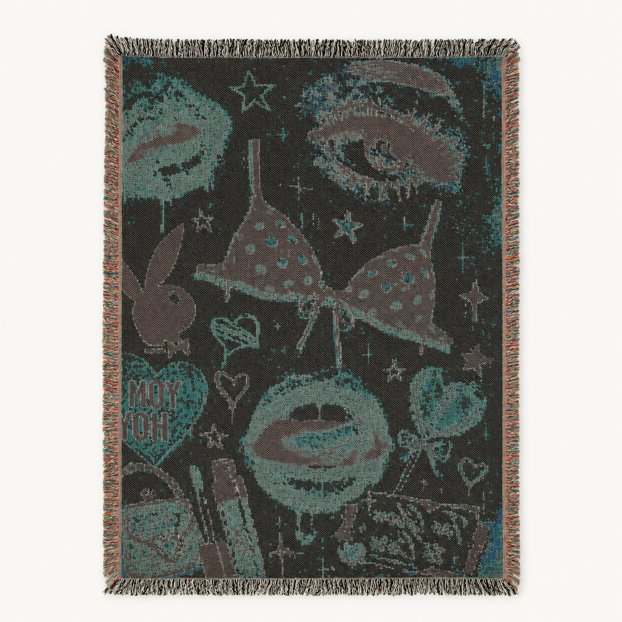 Too Glam to Care Woven Blanket