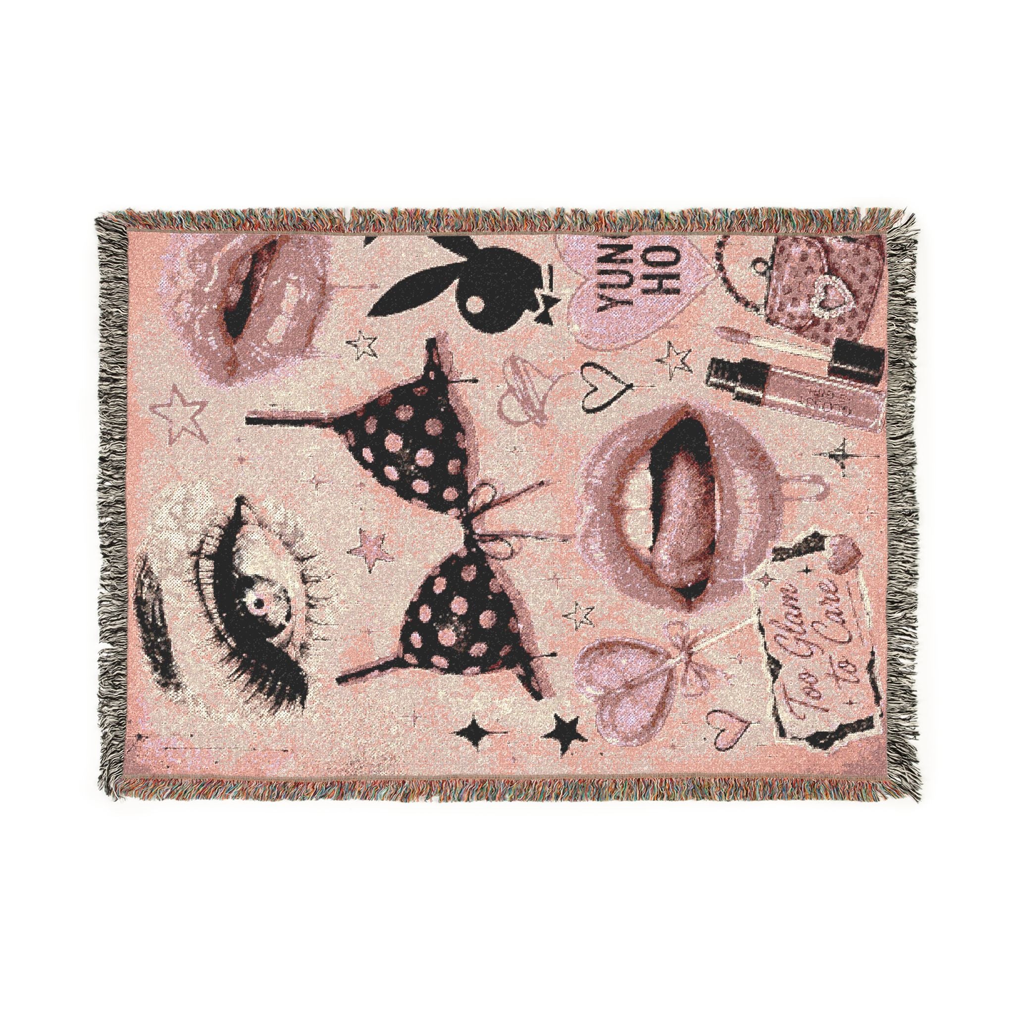 Too Glam to Care Woven Blanket