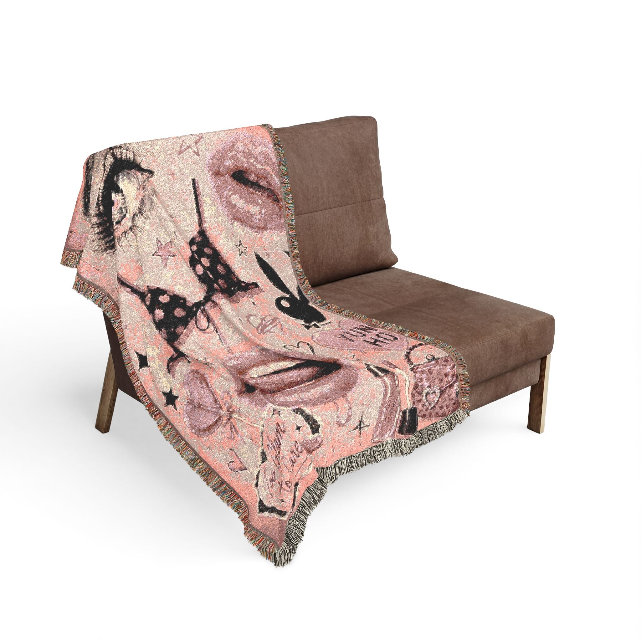 Too Glam to Care Woven Blanket